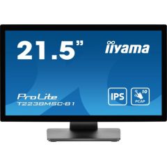 Monitors iiyama ProLite T2238MSC-B1 (21.5") 1920x1080 px Full HD LED