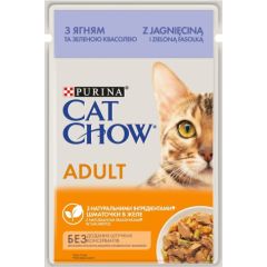 Purina CAT CHOW ADULT GiJ Lamb & Green Beans Jelly - wet cat food - 85 g