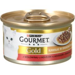 Purina GOURMET Gold Sauce Delight Beef - wet cat food - 85 g