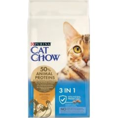 Purina Cat Chow 3in1 cats dry food 15 kg Adult Turkey