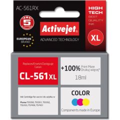 Activejet AC-561RX Ink cartridge (replacement for Canon CL-561XL; Premium; 18 ml; color)