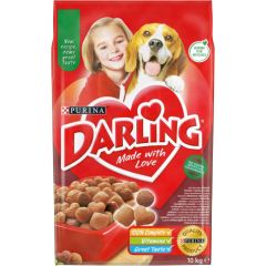 PURINA Darling Beef with chicken - dry dog food - 10 kg Suņu barība