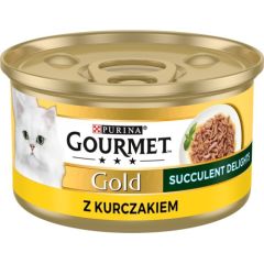 PURINA Gourmet Gold Succulent Delights Chicken - wet cat food - 85g