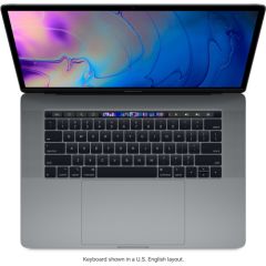 Apple MacBook Pro 2019 Retina 15" 4xUSB-C - Core i7 2.6GHz / 16GB / 256GB SSD - Space Gray (Atjaunināts, stāvoklis Ļoti labi)