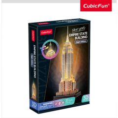 Cubic Fun CUBICFUN LED 3D puzle Ņujorkas debesskrāpis \"Empire State Building\"