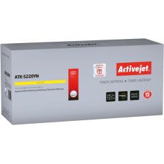 Activejet ATK-5220YN toner (replacement for Kyocera TK-5220M; Supreme; 1200 pages; yellow) Lāzerprinteru izejmateriāli