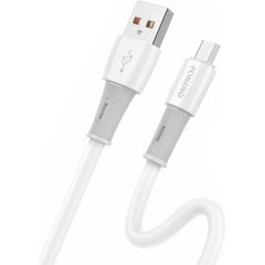 Foneng Cable USB to Micro, X86 elastic 3A, 1.2m (white)