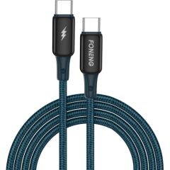 Foneng Cable Type-C to Type C,  X87 Zinc Alloy 60W