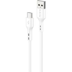 Foneng X36 USB to Micro USB Cable, 2.4A, 1m (White)
