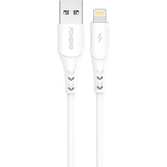 USB cable for Lightning Foneng X81, 2.1A, 1m (white)