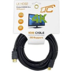 LTC LXHD92 HDMI-HDMI Kabelis 5m /  4K  / v2.0