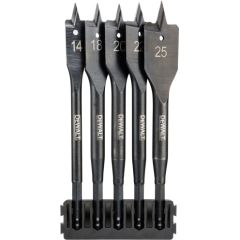 Spalvurbju komplekts kokam DeWalt DT70833-QZ; 14-25 mm; 5 gab. Piederumi urbjiem