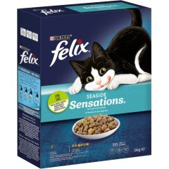 PURINA Felix Seaside Sensations Salmon - dry cat food - 1kg