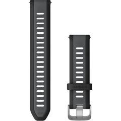 Garmin watch strap Quick Release 20mm, black/slate grey
