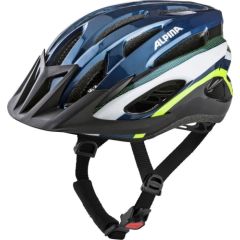 Bike Helmet Alpina MTB17 dark blue & neon 54-58