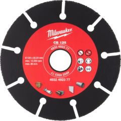 Milwaukee 4932492377 Dimanta griešanas disks 125mm Dažādi diski