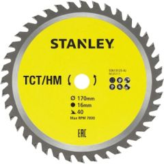 Griešanas disks Stanley STA13125-XJ; 170x16 mm; Z40