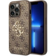 Guess 4G Big Metal Logo Back Case Защитный Чехол для Apple iPhone 15 Pro