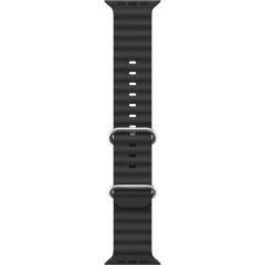 iWear S1 Рифленый мягкого силикона 20mm ремешок для Apple Watch 49mm / 45mm / 44mm / 42mm Черный