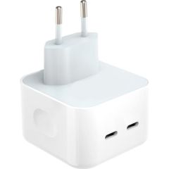 CP CH1 35W Двух портов USB-C Быстрая Зарядка для всех Apple устройств (Аналог A2676 MNWP3ZM/A) Белый (OEM)