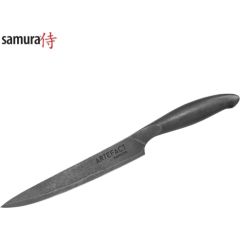 Samura Artefact Универсальный кухонный нож слайсер 206 mm AUS-10 Damascus Японской стали 59 HRC