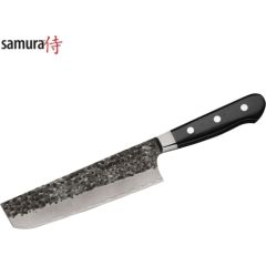 Samura Pro-S Lunar Nakiri кухонный нож 177mm лезве Кованное Damascus Японская сталь 61 HRC