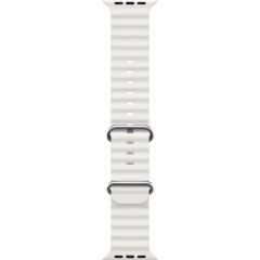 iWear S1 Rievota Mīksta Silikona 20mm aproce priekš Apple Watch 49mm / 45mm / 44mm / 42mm Balta