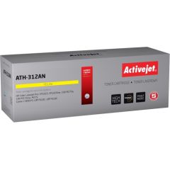 Activejet ATH-312AN Toner (replacement for Canon, HP 126A CRG-729Y, CE312A; Premium; 1000 pages; yellow) Lāzerprinteru izejmateriāli