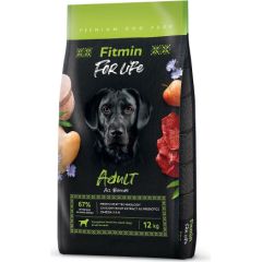 FITMIN For Life Adult All breeds - dry dog food - 12 kg