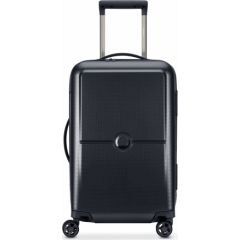 Delsey Walizka TURENNE 55cm 4 DOUBLE WHEELS TROLLEY CASE CZARNY