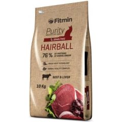 FITMIN Purity Hairball cats dry food 10 kg Adult