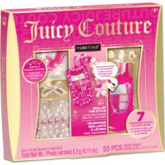 MAKE IT REAL Juicy Couture Stilīgais telefons – lūpu spīdums ar pašgatavotu siksniņu