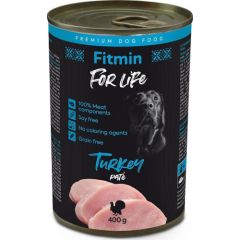Fitmin  Fitmin For Life Dog karma mokra dla psa z indyka - 400g