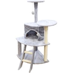 Besk Kaķu māja ar skrāpi 47x47x102cm Kaķu mājas un nagu asināmie