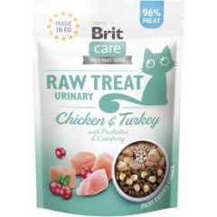 BRIT Care Raw Treat Urinary chicken with turkey - cat treats - 40g