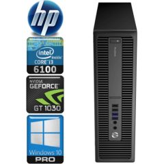 HP 600 G2 SFF i3-6100 32GB 128SSD+2TB GT1030 2GB WIN10Pro