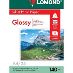 Lomond Photo Inkjet Paper Glossy 140 g/m2 A4, 25 sheets