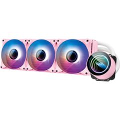 PC Water Cooling Darkflash DX360 V2.6 RGB 3x 120x120 (pink)