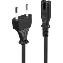 CP RD-01A Strāvas Kabelis EU Ligzda CEE 7/16 uz C7 (SN14) Konekoru 1.5m garums Melns Telefonu lādētāji 220v