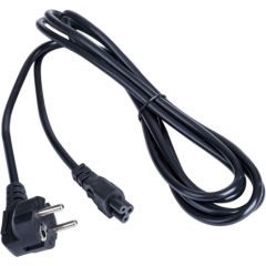 CP NB-10A Сетевой кабель  Euro 3-Pin C5 IEC 3m Гибридный стандарт C/E/F CEE 7/7 Черный