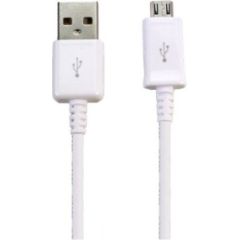 Samsung ECB-DU4EWE Universāls Micro USB Datu un Uzlādes Kabelis 1.5m Balts (OEM) Data USB kabeļi