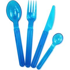 Gio`style Galda piederumu komplekts 4,5x3x19cm Trippy caurspīdīgi zils Citi trauki