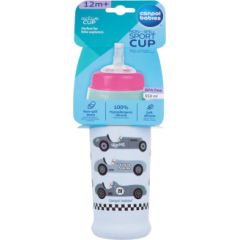 Canpol Active Cup / Non-Spill Sport Cup 350ml Cars Blue