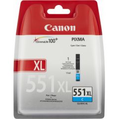 Tintes kārtridžs Print4U Canon CLI-551C XL (6444B001), zils, tintes printeriem, 695 lpp.