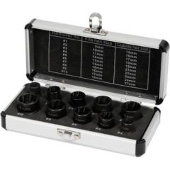 Uzgriežņa galviņu komplekts Yato YT-06031; 9-19 mm; 10 gab. Mehāniskie instrumenti