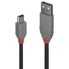 CABLE USB2 A TO MINI-B 1M/ANTHRA 36722 LINDY