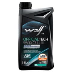 Wolf OFFICIALTECH 5W30 LLIII 1L SP,C2/C3-16,504.00/507.00 Motora eļļas