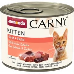 ANIMONDA Carny Kitten Beef Turkey - wet cat food - 200 g Kaķu konservi
