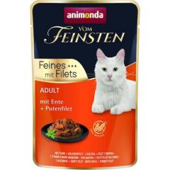 ANIMONDA vom Feinsten Duck, turkey fillet - wet cat food - 85 g Kaķu konservi