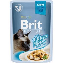 BRIT Premium with Chicken Fillets - wet cat food - 85g